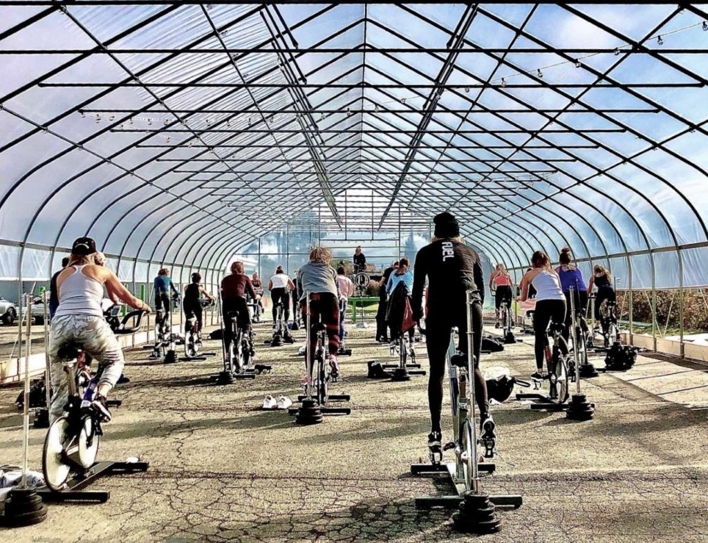 Newburyport's Fuel Training Studio Holds Outdoor Classes in Greenhouse