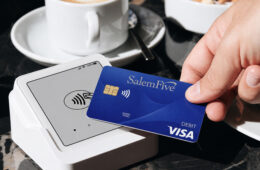 A Salem Five Visa debit card