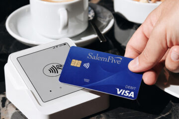 A Salem Five Visa debit card