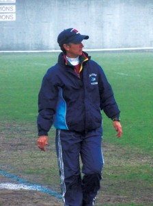 coach walking field