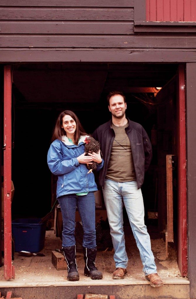 Jackie and Andy King at their Topsfield Farm