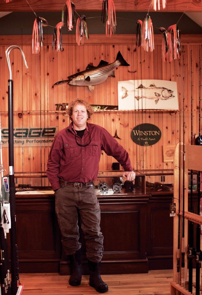 Nat Moody, owner of First Light Anglers in Rowley
