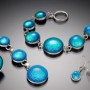blue Handmade jewelery
