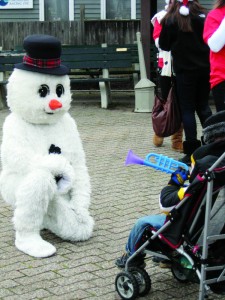 Frosty the Snowman mascot